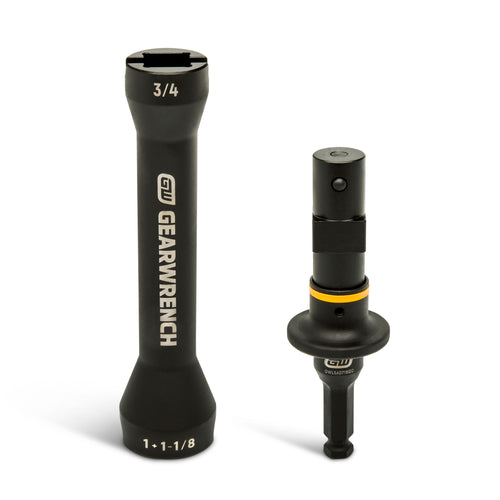 GEARWRENCH GWLS51D 5-in-1 Lineman Nut Runner Deep Impact Flip Socket, 3/4 IN Drive