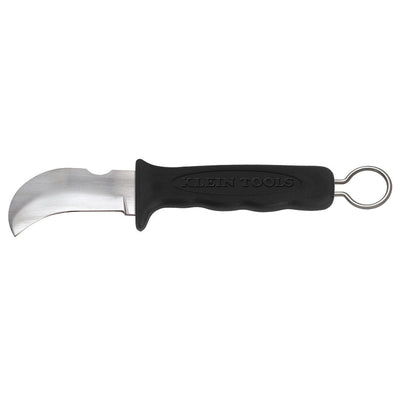 Klein Tools 1570-3 Cable/Lineman's Skinning Knife with Hook Blade, Notch & Ring