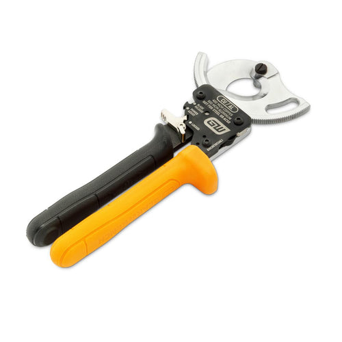 GEARWRENCH GWCRC10CUAL1 Compact Ratcheting Cable Cutter, 10 IN, 400 MCM Copper, 600 MCM Aluminum