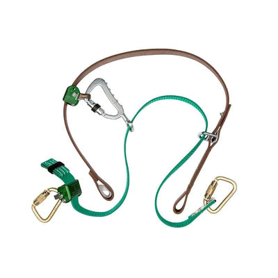 Buckingham 488W2 SuperSqueeze Wood Pole Fall Restriction, Woven Inner Strap, Carabiners, Distribution