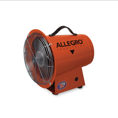 Allegro Industries 9513 8 IN Axial AC Metal Blower, 1/3 HP, 120V
