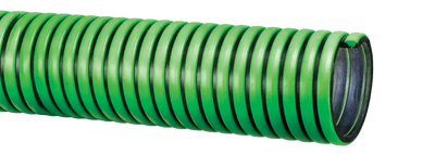 Tigerflex Tiger Green TG Series 1-1/2 IN EPDM Suction Hose, 25 FT with Cuffed Ends