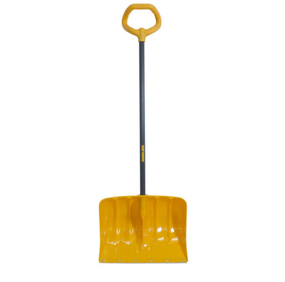 True Temper 1651200 19 IN Poly Combo Snow Shovel/Pusher with Steel VersaGrip Handle