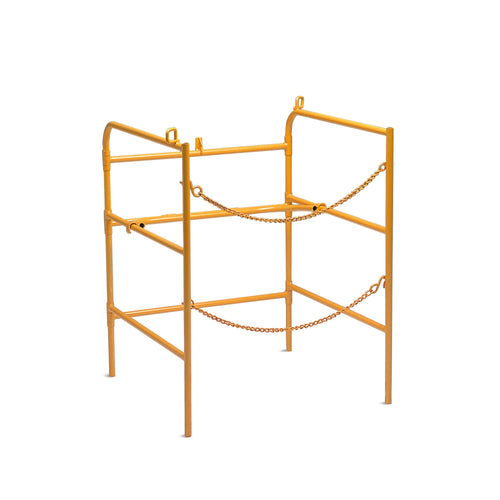 Allegro Industries 9401 Collapsible Manhole Guard Rail, Safety Yellow