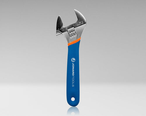 Jonard Tools AW-6 Adjustable Wrench, 6 IN with Extra Wide Jaws