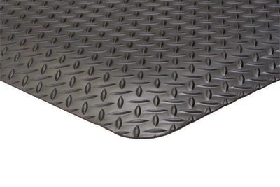 Apache Mills Diamond Foot Anti-Fatigue Mat, 2 FT x 3 FT, Black