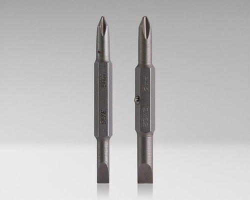 Jonard Tools SD-RB12 Replacement Bit Set - Phillips #1/Slotted 3/16 IN & Phillips #2/Slotted 9/32 IN