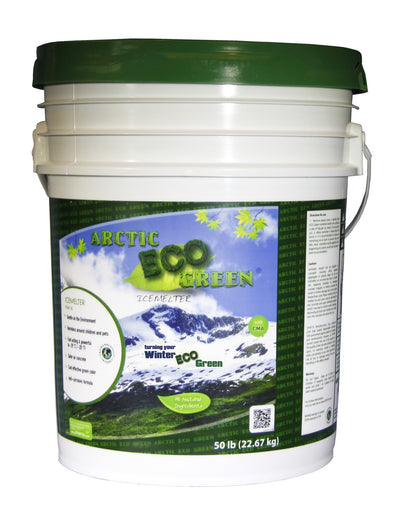 Xynyth 200-60051 Arctic ECO Green Ice Melter, 50 lb Pail, Calcium Chloride-Free