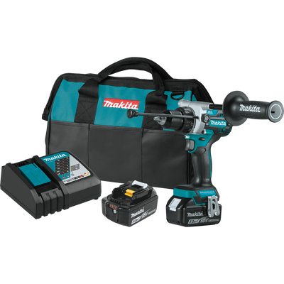 Makita XPH14T 18V LXT Brushless 1/2 IN Hammer Driver-Drill Kit (5.0Ah)