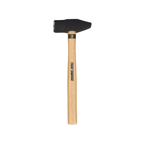 True Temper ToughStrike 3 lb Cross Pein Hammer, 16 IN American Hickory Handle