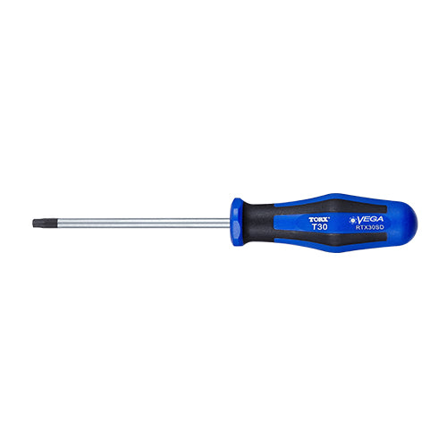 Vega Tools RTX6SD T6 Torx Round Blade Screwdriver (S2 Modified Steel)